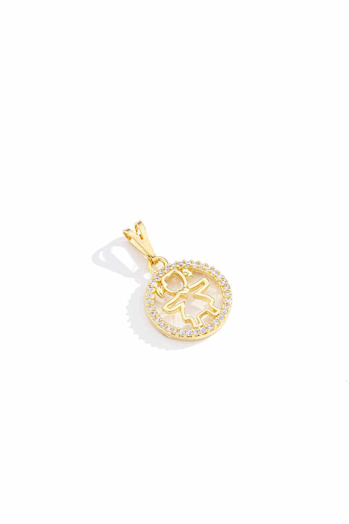 Pingente - Pingente pequena princesa Este pingente representa mais que um detalhe de luxo – ele e um simbolo de afeto e proteção. Com design delicado.